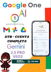 Imagen de GOOGLE CUENTA COMPLETA POR 1 AÑO