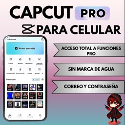 Imagen de CAPCUT PRO CELULAR 1 MES