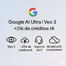 Imagen de Google AI Ultra  +25k de creditos IA-CUENTA PERSONAL